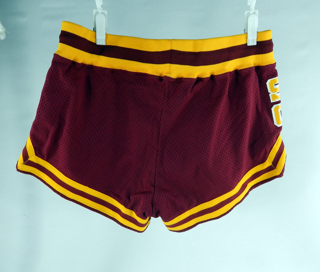 1980s USC TrojansGame Used Red Shorts Basketball 38 DP75575 Pic2