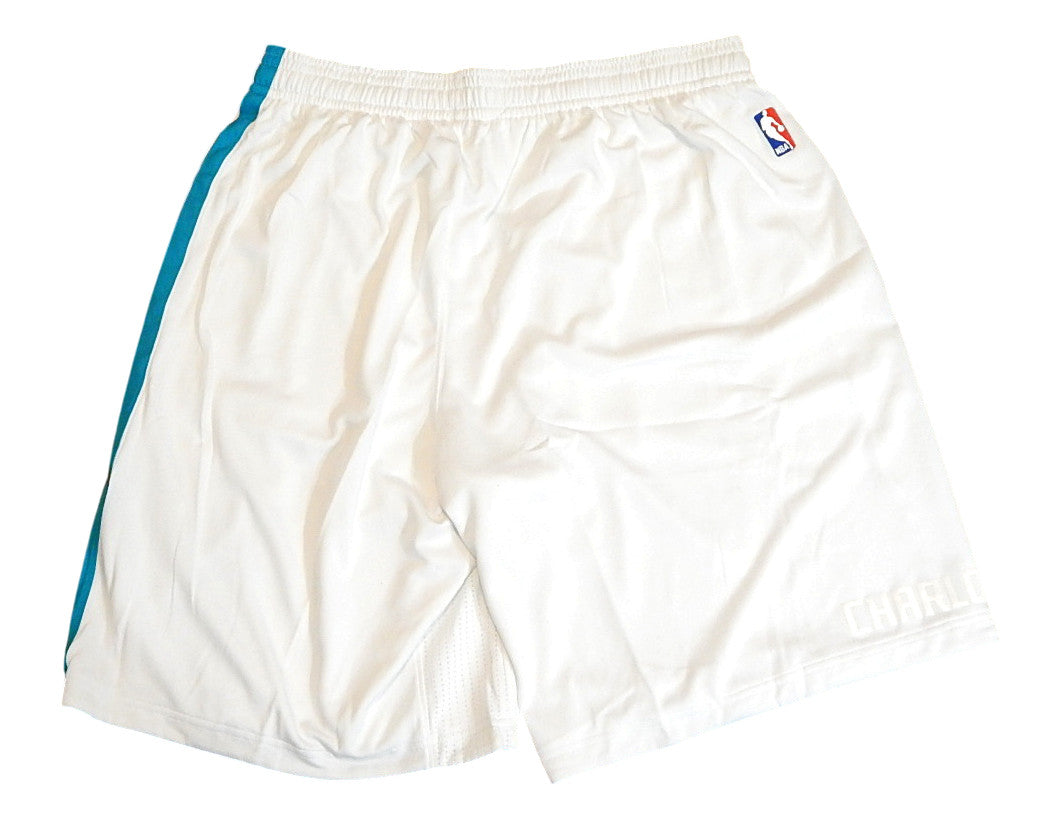 Charlotte Hornets Team Issued Adidas Basketball Shorts White New 2XL +2" Pic2