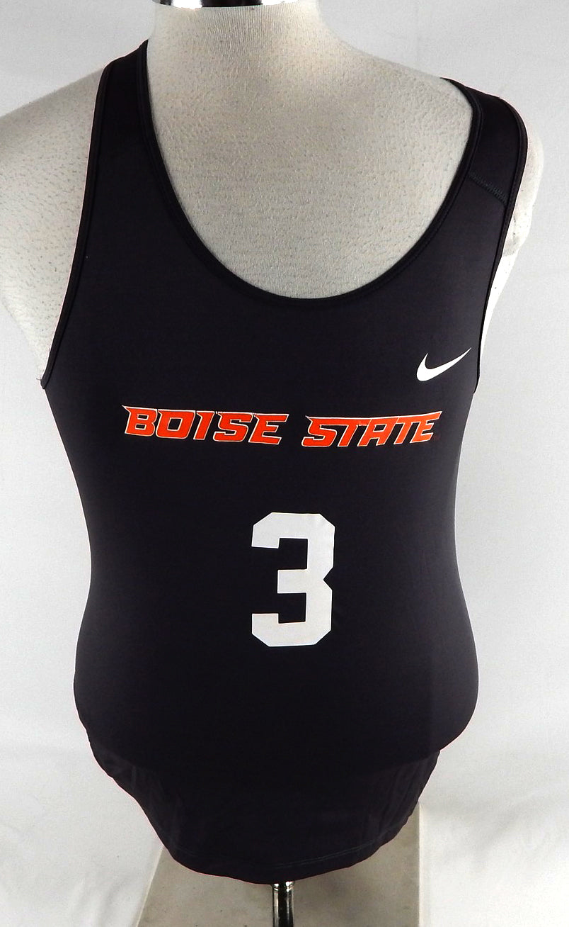 2017 Boise State Broncos #3 Game Used Black Jersey Beach Volleyball L 102