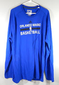 Orlando Magic Adidas Ultimate Tee Warm Up LS T-Shirt Shirt Blue New 2XL Tall