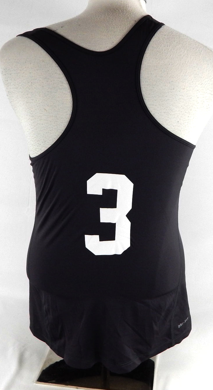 2017 Boise State Broncos #3 Game Used Black Jersey Beach Volleyball L 102 Pic2