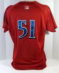 Clearwater Threshers #51 Game Used Red Jersey XL DP13209