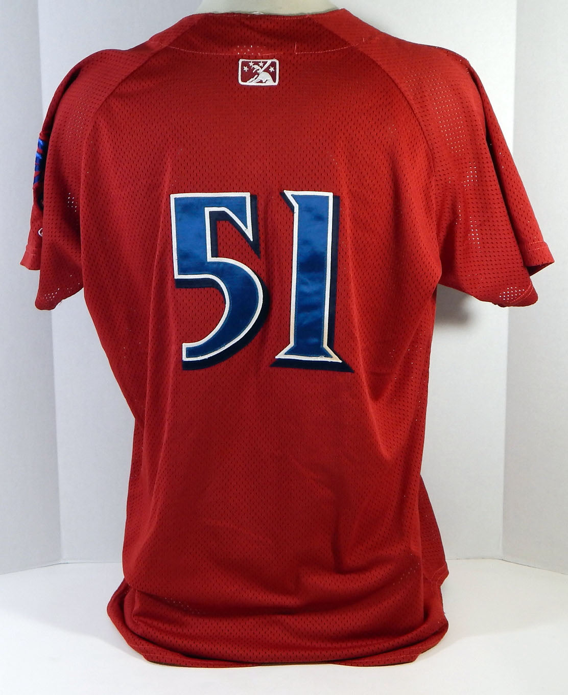 Clearwater Threshers #51 Game Used Red Jersey XL DP13209
