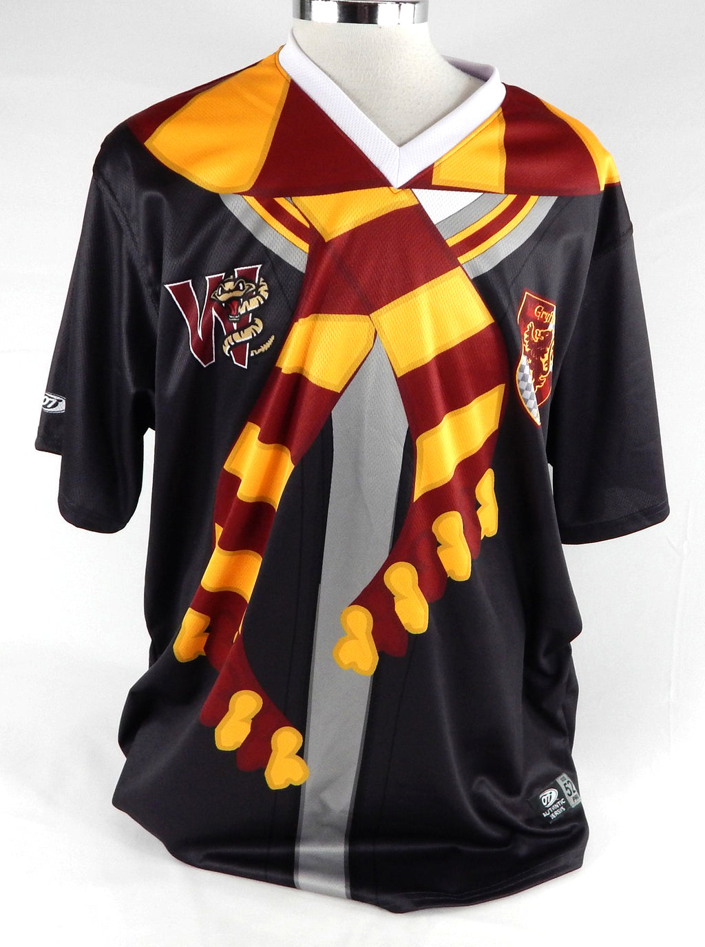 2025 Wisconsin Timber Rattlers #41 Game Used Black Jersey Harry Potter Gryffindo