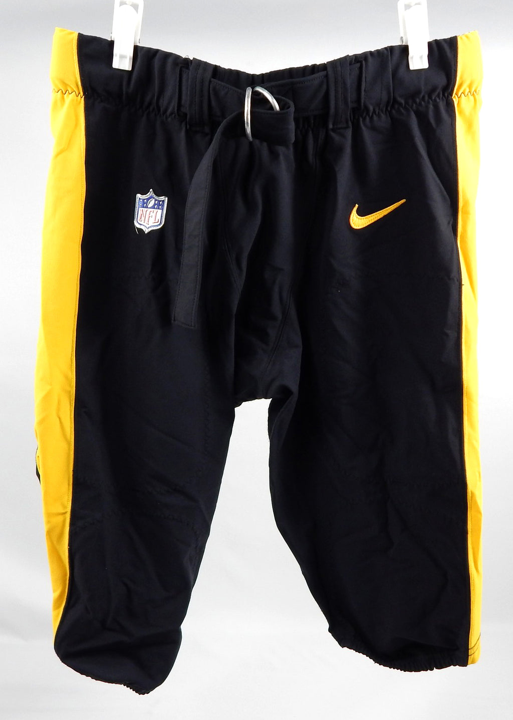 2016 Pittsburgh Steelers #74 Game Issued Black Pants Color Rush 40 499