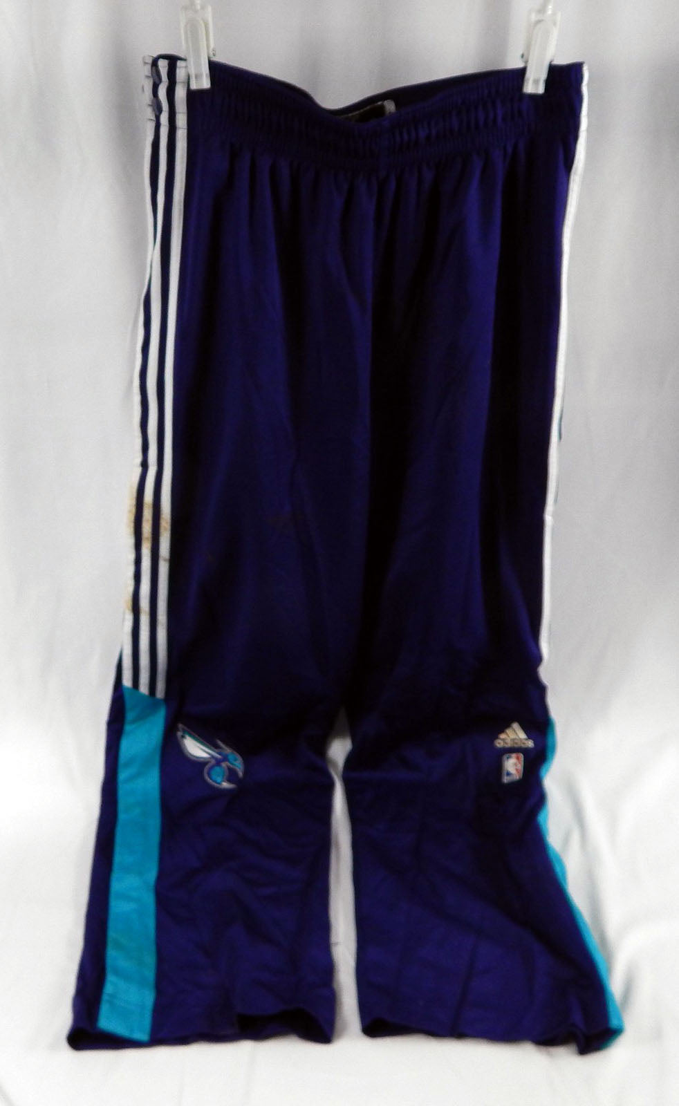 2014-15 Charlotte Hornets Gerald Henderson #9 Game Used Navy Warm Up Pants XL