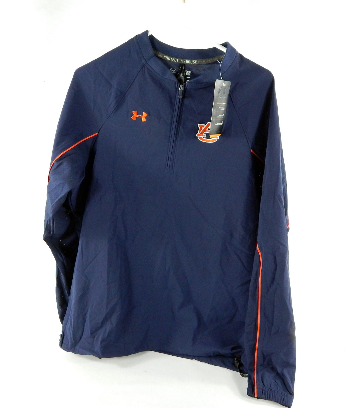 Auburn Tigers Team Issued Navy Sideline Jacket S DP69754