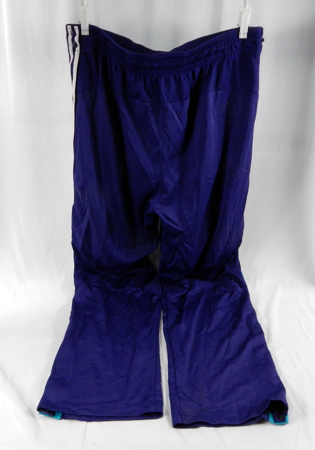 2014-15 Charlotte Hornets #41 Game Used Navy Basketball Warm Up Pants Size 3XL Pic2