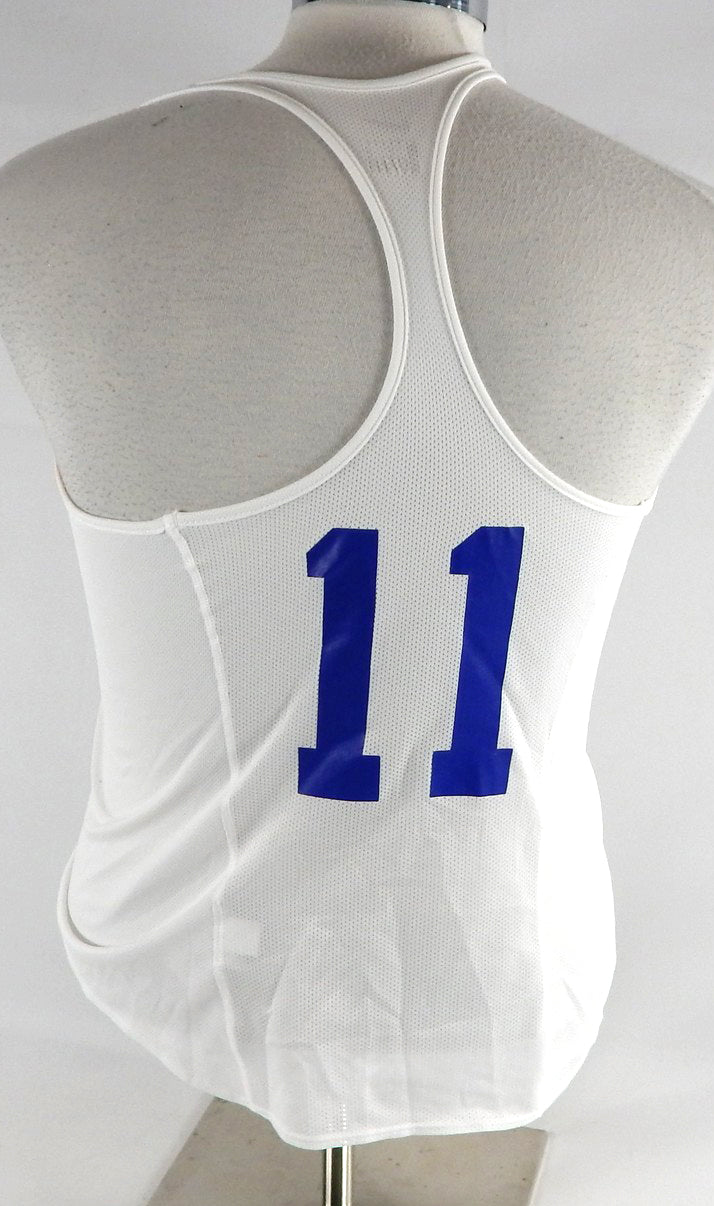 2018 Boise State Broncos #11 Game Used White Jersey 60 Patch Beach Volleyball 5 Pic2