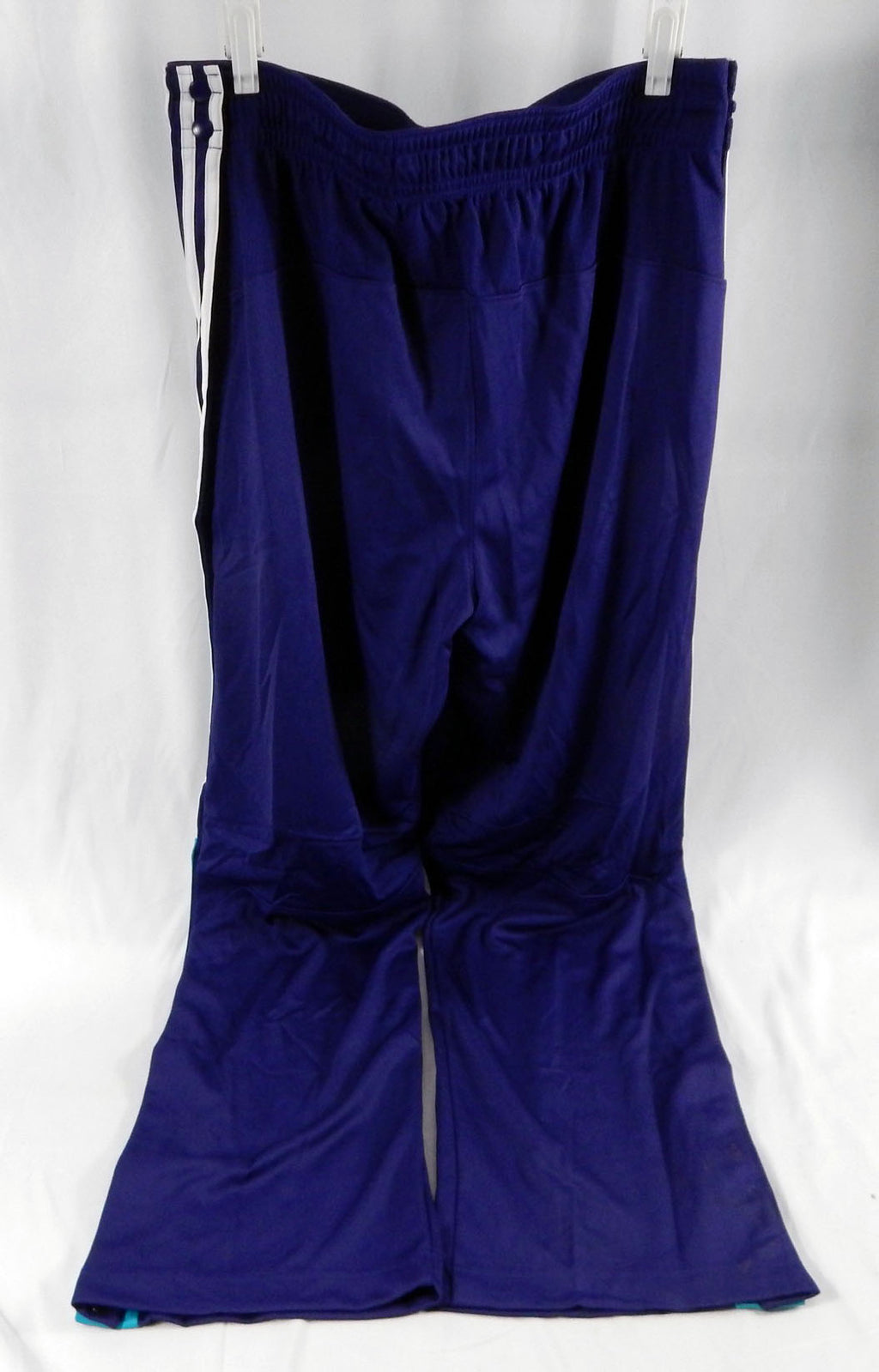 2014-15 Charlotte Hornets Lance Stephenson #1 Game Used Navy Warm Up Pants XL Pic2