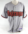 2009 Arizona Diamondbacks Trent Oeltjen #16 Game Used Grey Jersey 48 292