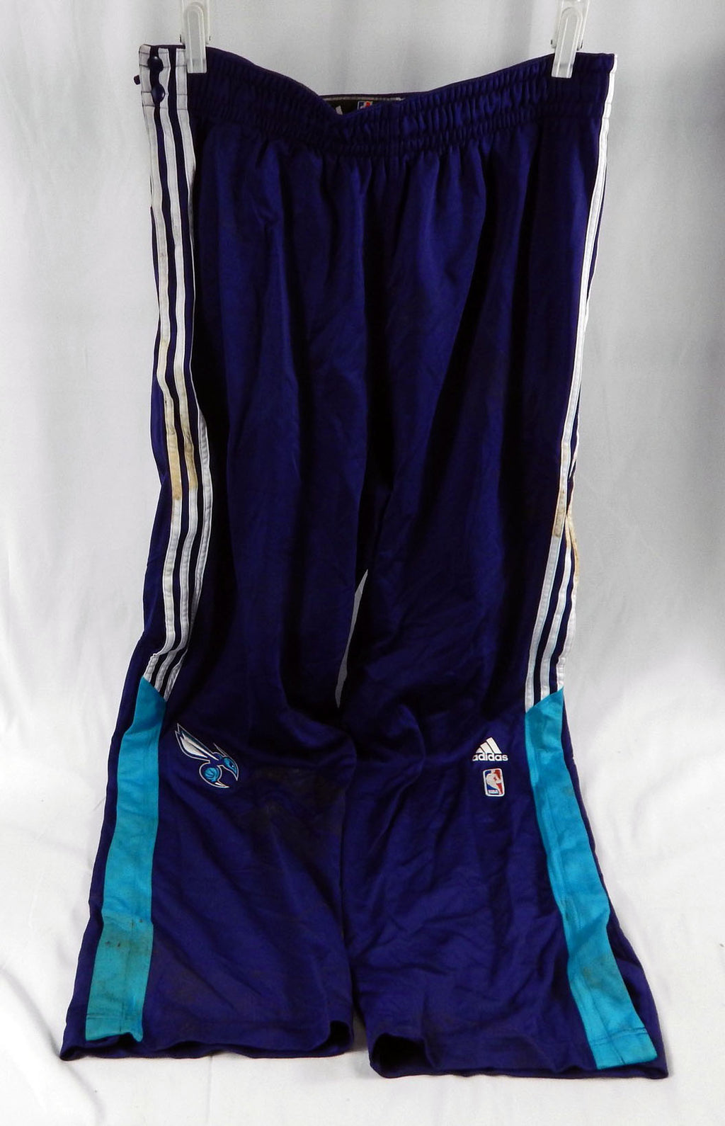 2014-15 Charlotte Hornets Marvin Williams #2 Game Used Navy Warm Up Pants 2XL