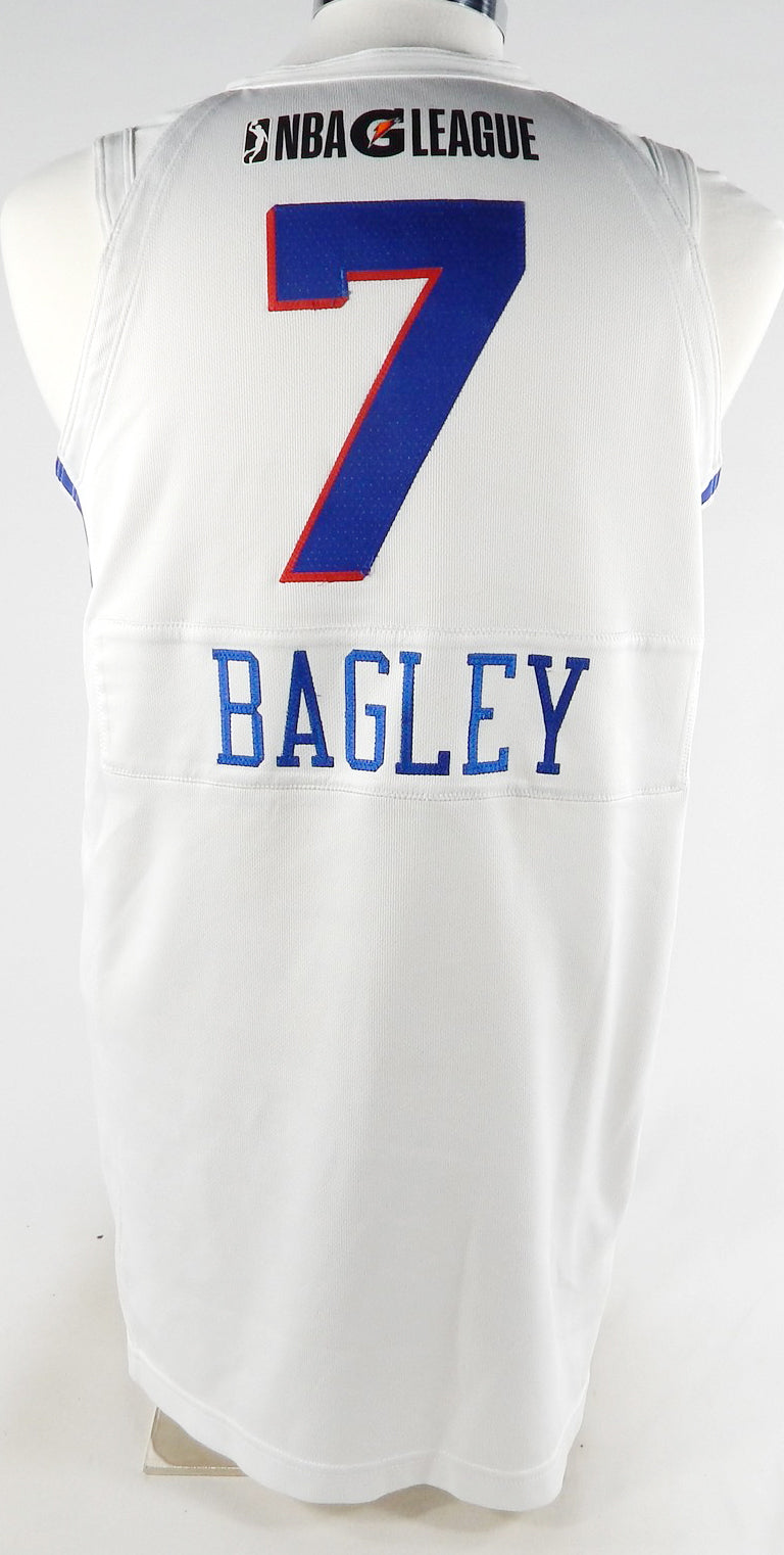 2023-24 Delaware Blue Coats Marcus Bagley #7 Game Used White Jersey 48 946 Pic2