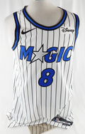 2025-26 Orlando Magic Jamal Cain #8 Game Used White Jersey Association 48 232