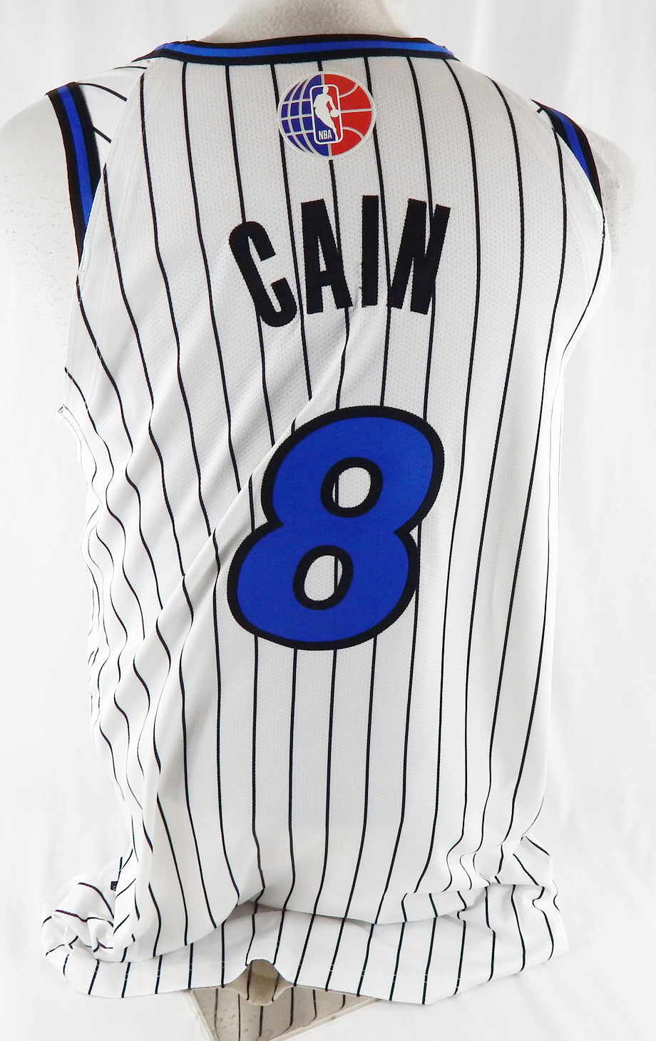 2025-26 Orlando Magic Jamal Cain #8 Game Used White Jersey Association 48 232 Pic2
