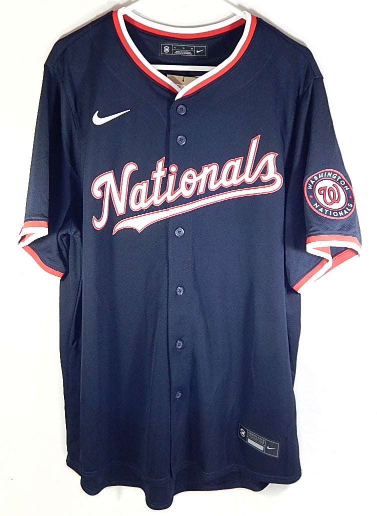 Lane Thomas #28 Washington Nationals Nike Engineered MLB Jersey Navy New M