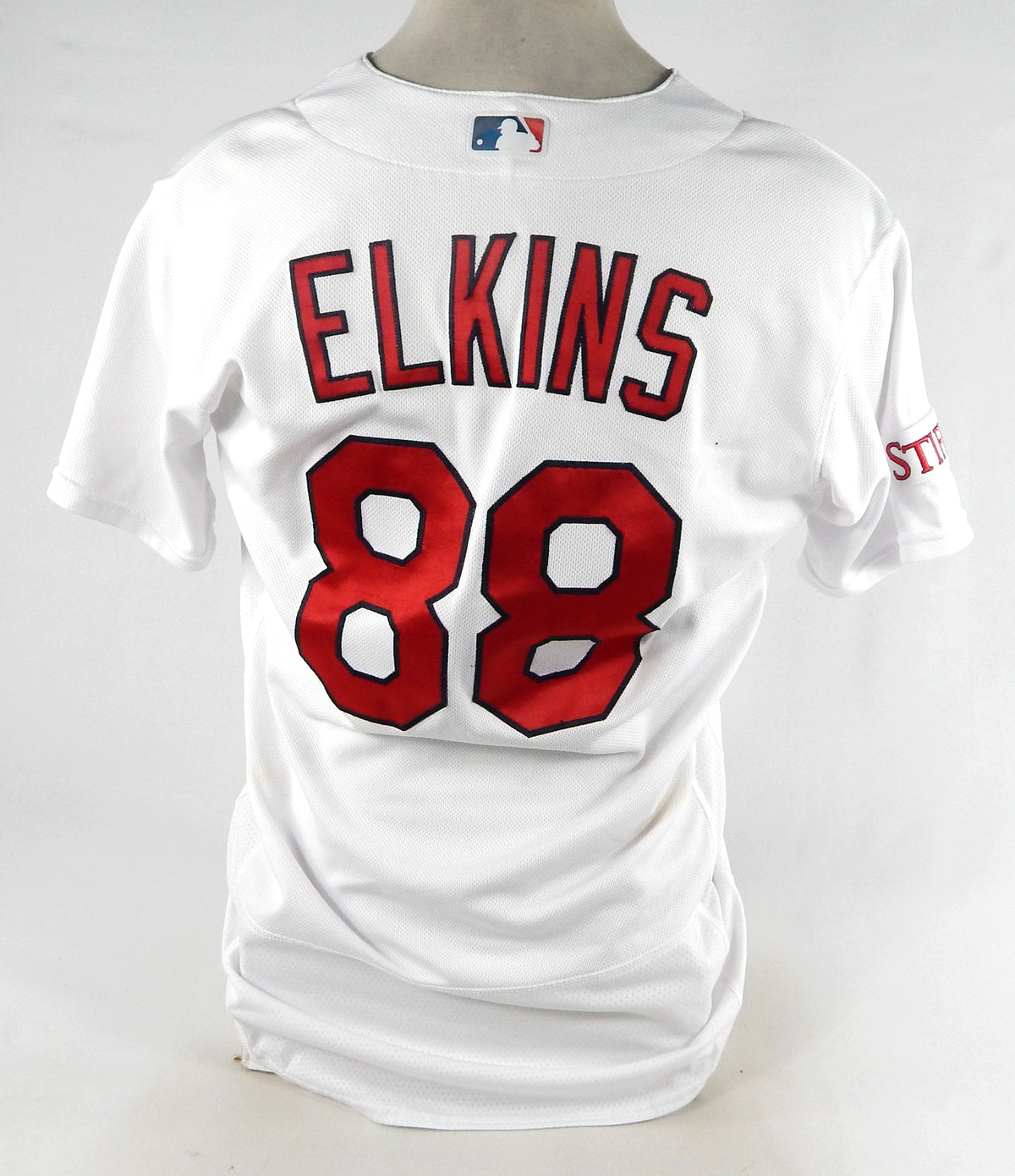 2023 St. Louis Cardinals Packy Elkins #88 Game Used White Jersey 42 DP80167