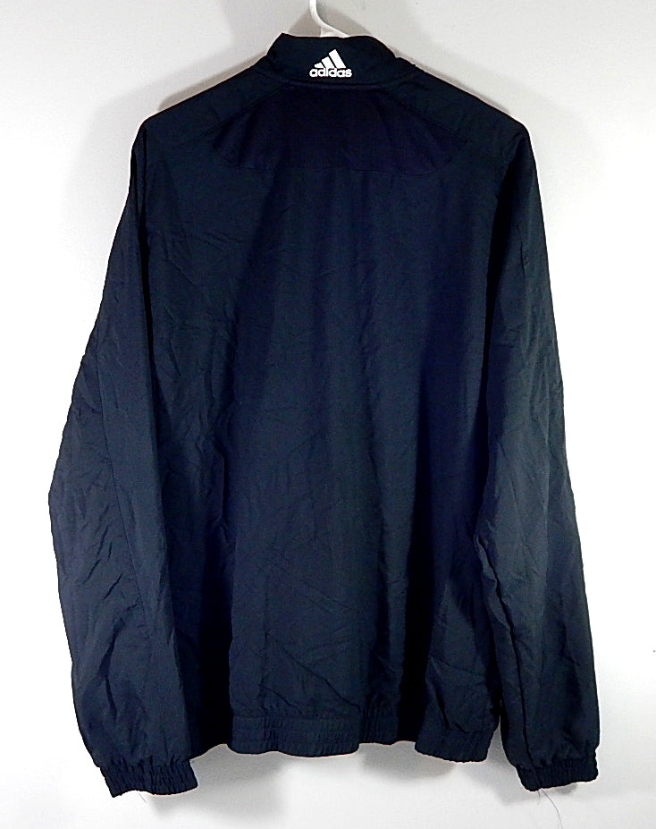 Charlotte Hornets Adidas Team Issued Zip Up Warm Up Jacket Black New Large Pic2