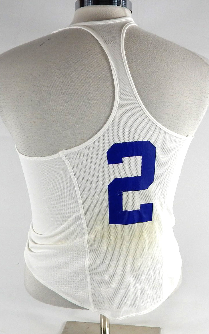 2018 Boise State Broncos #2 Game Used White Jersey 60 Patch Beach Volleyball S 1 Pic2