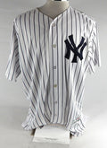 2017 New York Yankees Rob Thomson #59 Game Used White Jersey ST Opening Day 48 2