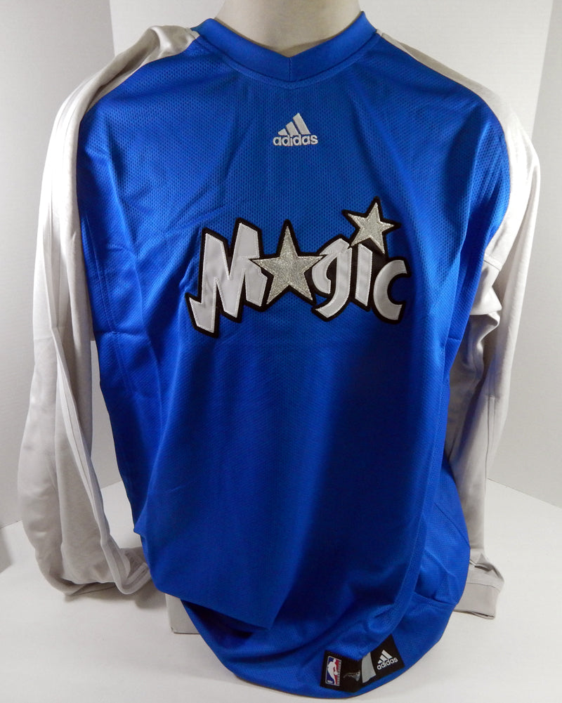 2000s Orlando Magic Game Issued Blue & White Shooting Shirt 2XL Tall DP64984