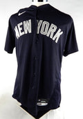 2021 New York Yankees Blank Game Issued Navy Jersey Batting Practice 46 577