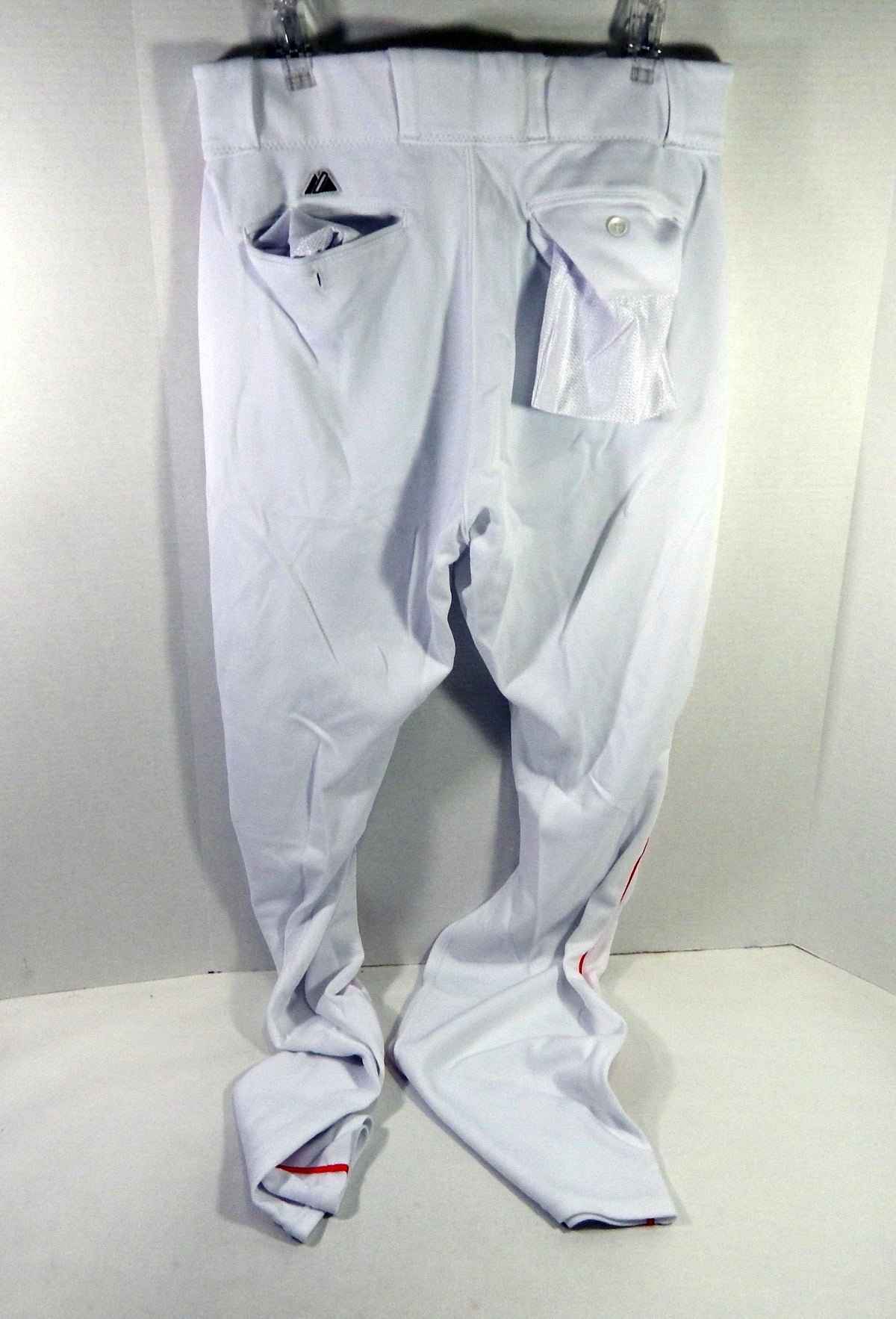 2015 Miami Marlins Mike Dunn #40 Game Used White Pants 35-45-37 DP66813 Pic2