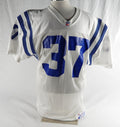1987-93 Indianapolis Colts Chris Goode #37 Game Used White Jersey XL 161