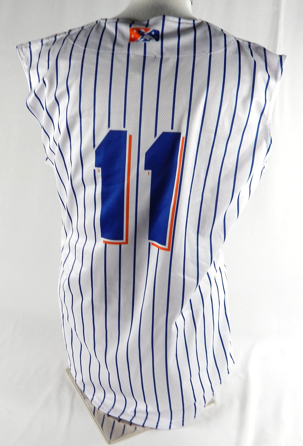2024 Syracuse Mets #11 Game Used White Jersey Salt City 44 380 Pic2