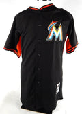 2015 Miami Marlins Brandon Bantz #53 Game Used Black Jersey BP ST 48 579
