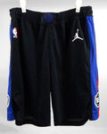 2022-23 Detroit Pistons Saddiq Bey #41 Game Used Black Shorts Statement 40 212