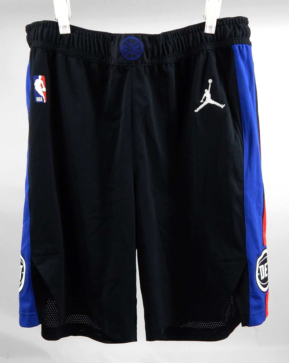 2022-23 Detroit Pistons Saddiq Bey #41 Game Used Black Shorts Statement 40 212