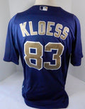 2013 San Diego Padres Brandon Kloess #83 Game Used Navy Jersey BP SDP1303