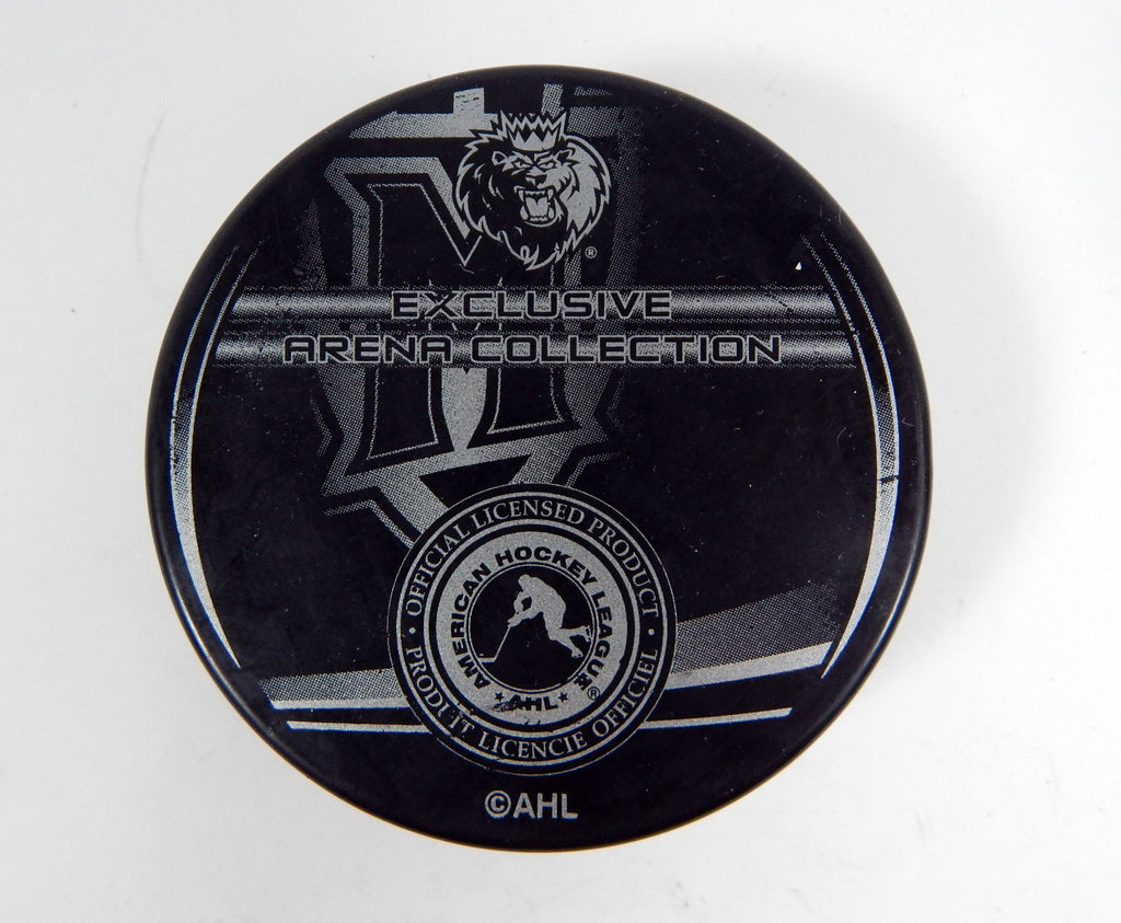Manchester Monarchs James Livingston #11 Signed Hockey Puck Auto Pic2