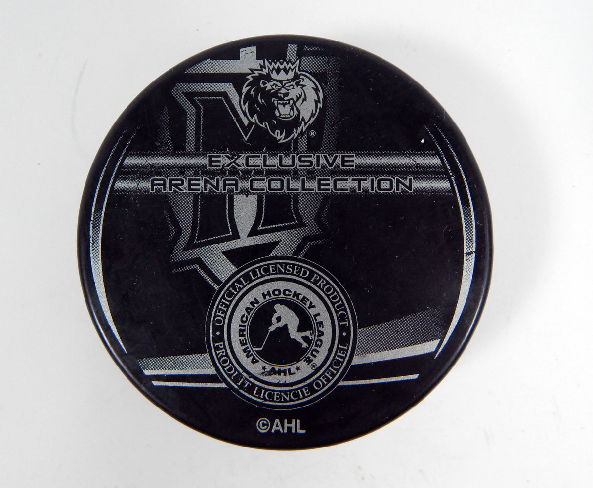 Manchester Monarchs James Livingston #11 Signed Hockey Puck Auto Pic2