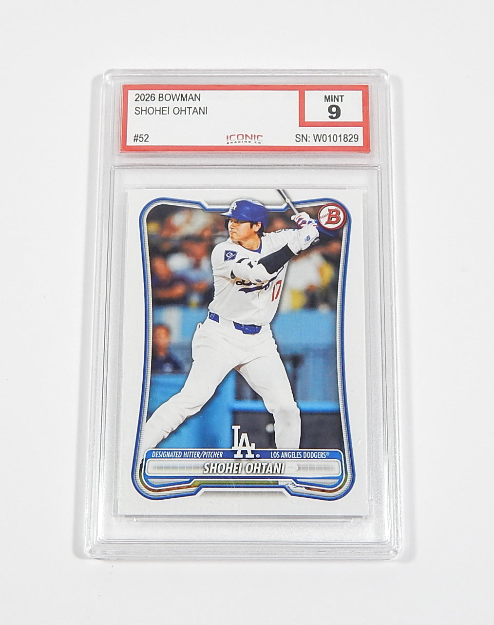 # 2026 Bowman Shohei Ohtani #52 Dodgers IGC 9
