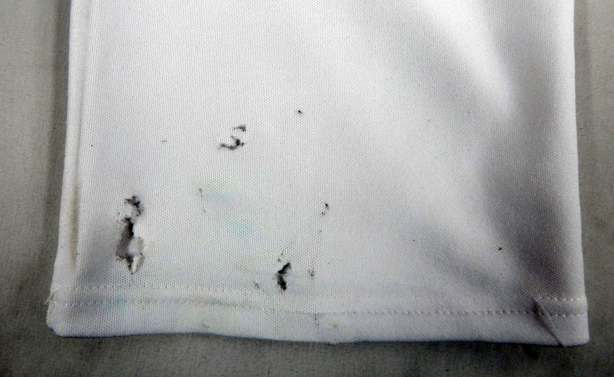 2016 Miami Marlins Marcell Ozuna #13 Game Used White Baseball Pants 40 758 Pic2