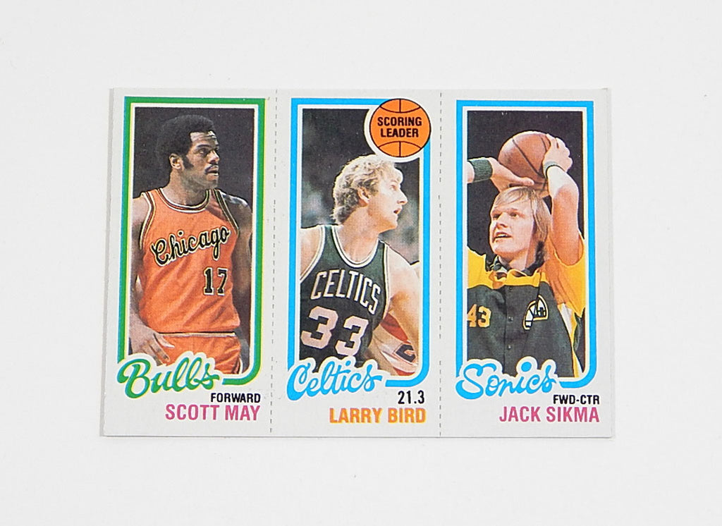 # 1980-81 Topps Larry Bird RC Scoring Leader #30 / Sikma #232 Nm
