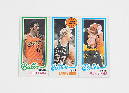 # 1980-81 Topps Larry Bird RC Scoring Leader #30 / Sikma #232 Nm