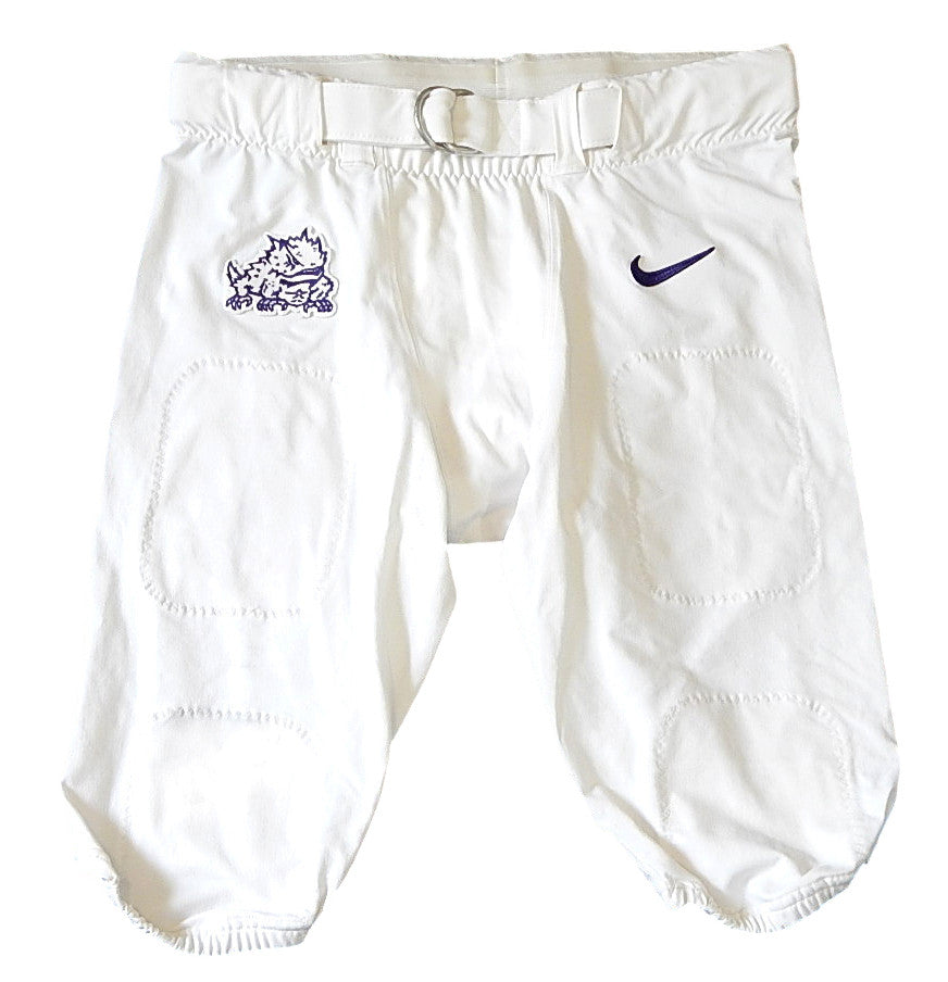TCU Horned Frogs Nike Team Issued Football Pants White Size 50