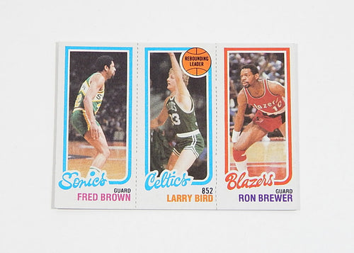 # 1980-81 Topps Larry Bird RC Rebounding Leader #31 / Brewer Nm