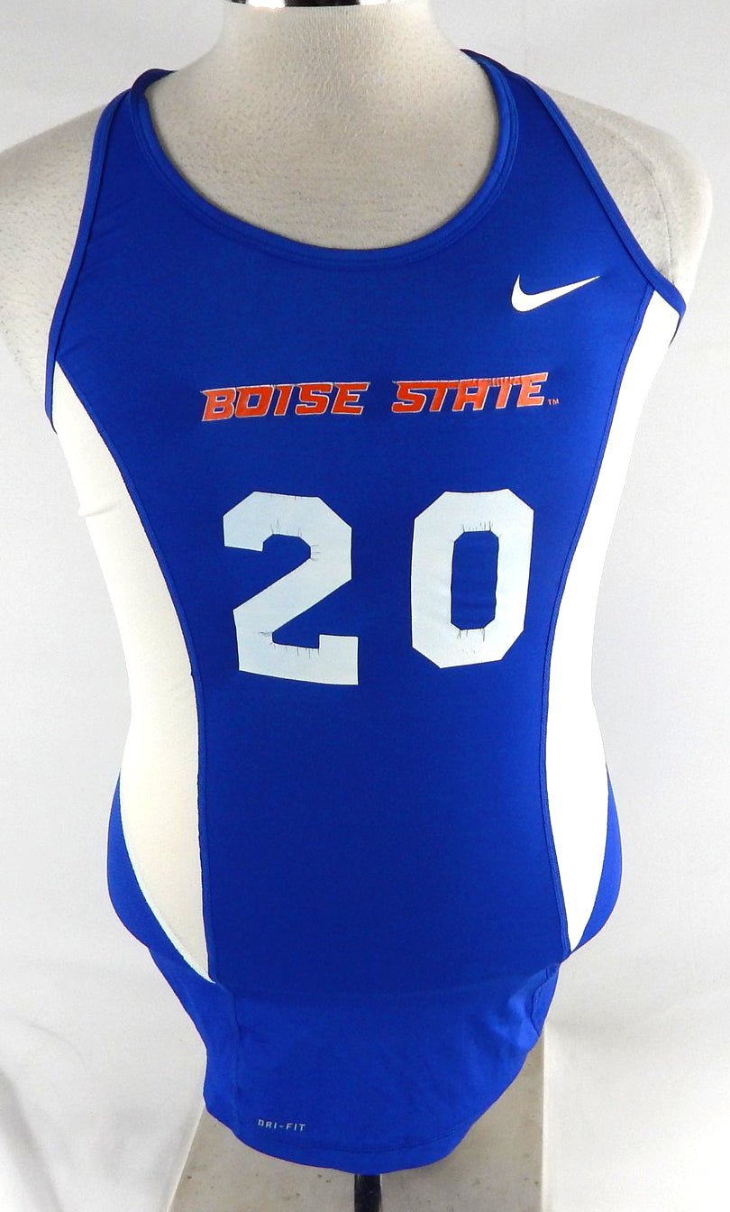 2017 Boise State Broncos #20 Game Used Blue Jersey Beach Volleyball M 120