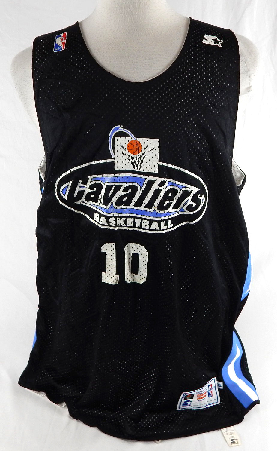 1990s Cleveland Cavaliers #10 Game Issued Black Practice Jersey XL 798