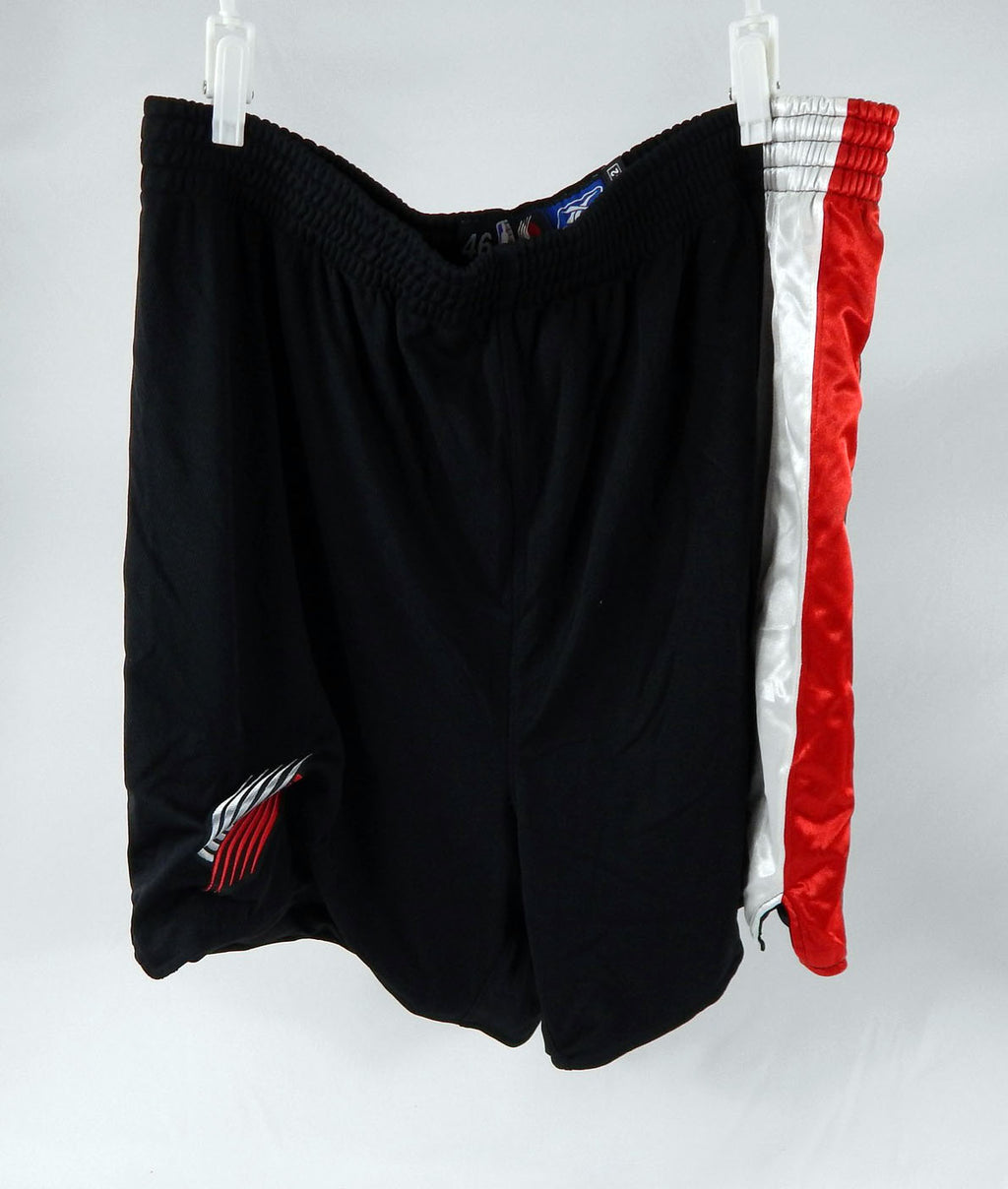 2004-06 Portland Trailblazers Game Issued Black Shorts 46 789
