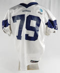 2024 Dallas Cowboys Matt Waletzko #79 Game Used White Practice Jersey 58 711