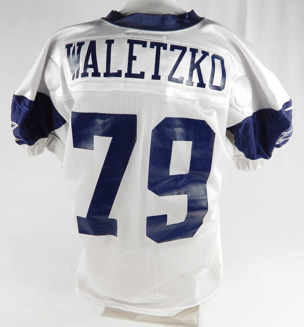 2024 Dallas Cowboys Matt Waletzko #79 Game Used White Practice Jersey 58 711 Pic2