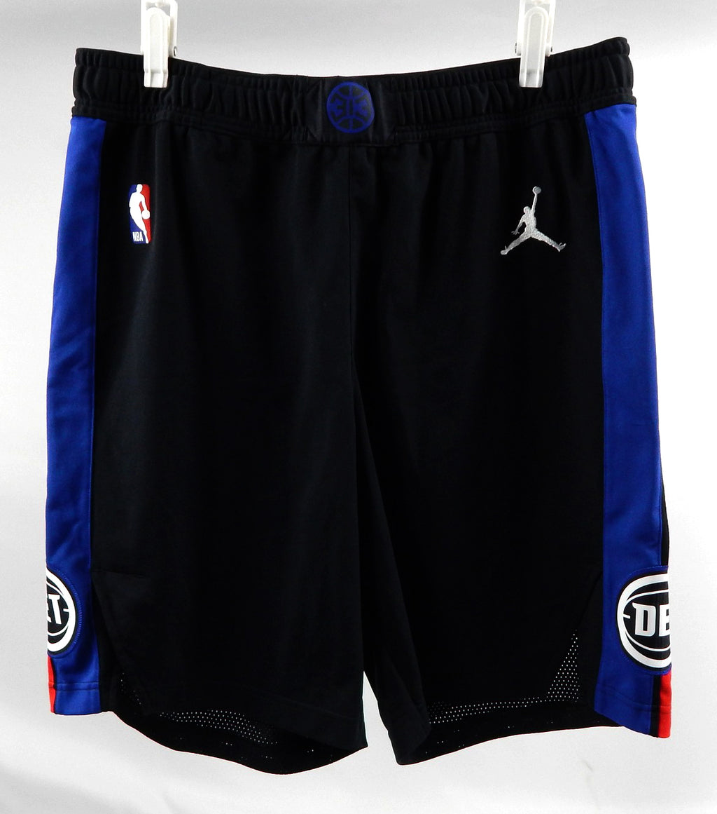 2022-23 Detroit Pistons Bojan Bogdanovic #44 Game Used Black Shorts Statement 6