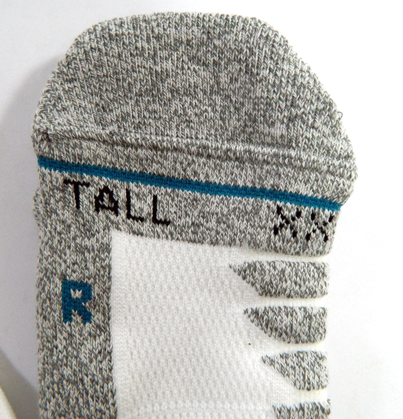1-Pair Charlotte Hornets NBA Team Issued Stance White Socks Tall XXL New Pic2