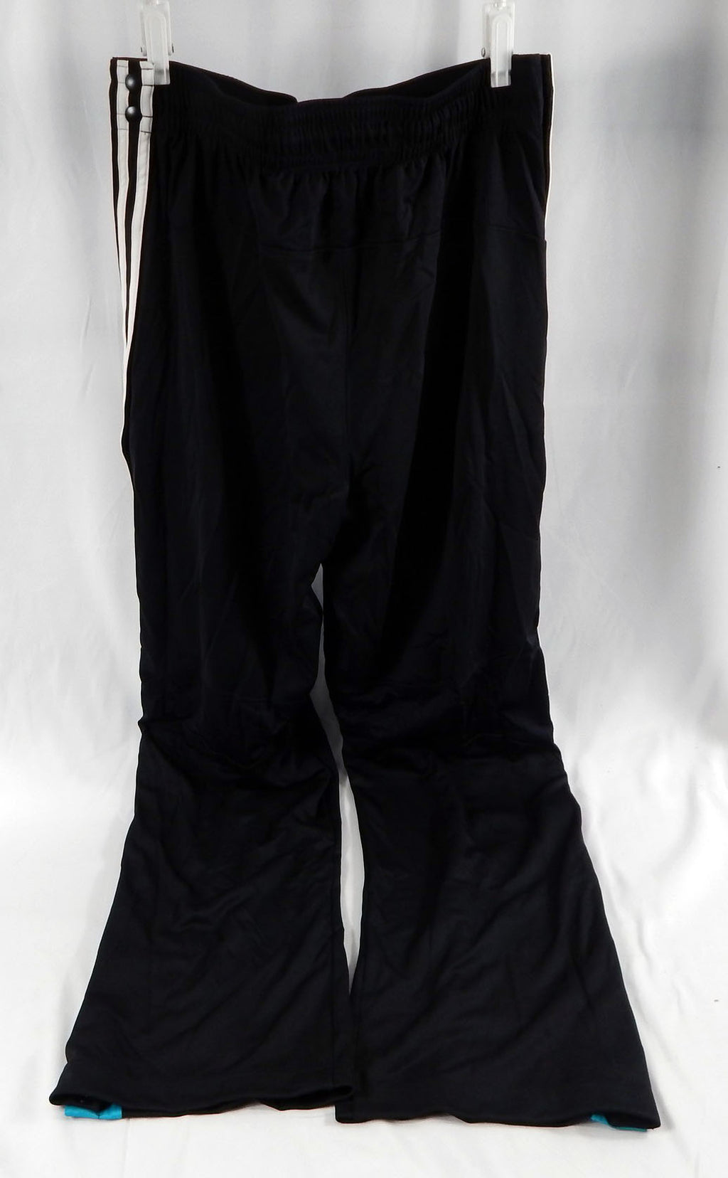 2014-15 Charlotte Hornets # Game Used Black Basketball Warm Up Pants XL 053 Pic2