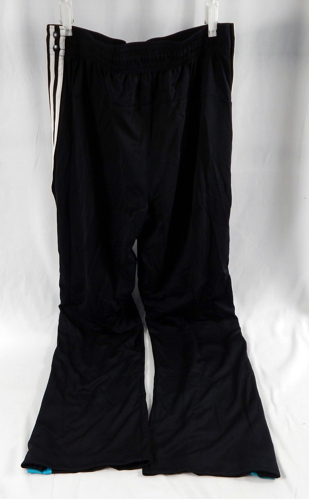2014-15 Charlotte Hornets # Game Used Black Basketball Warm Up Pants XL 053 Pic2